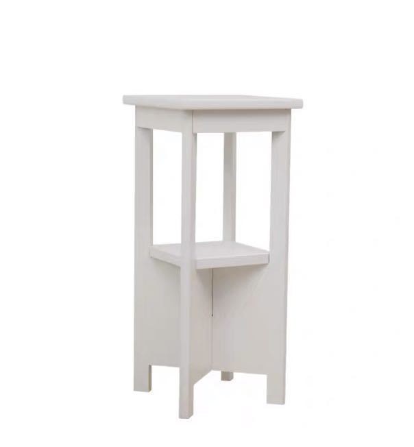 サイドテーブル コンソールテーブル ．玄関テーブル 花台 電話台 アンティーク調デザイン35x35x80