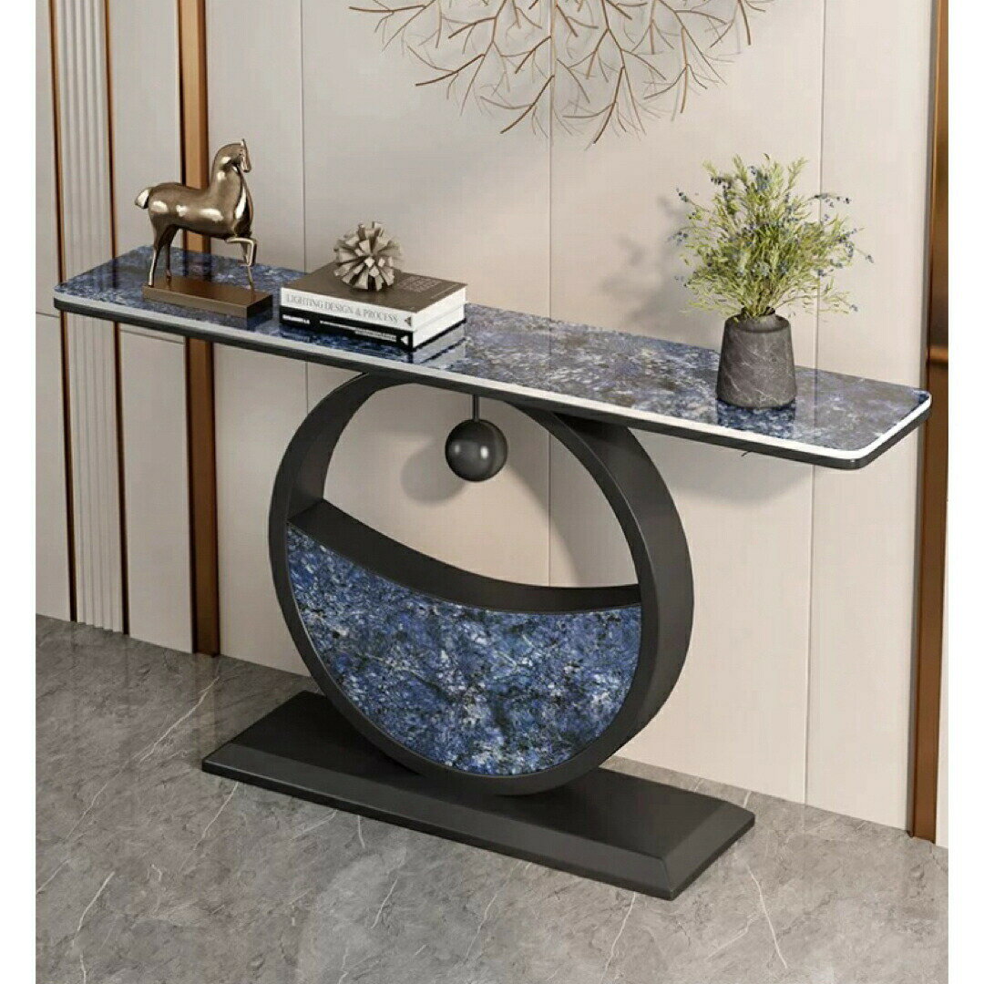 高級人造大理石サイドテーブル ．コンソールテーブル 玄関テーブル 花台 電話台