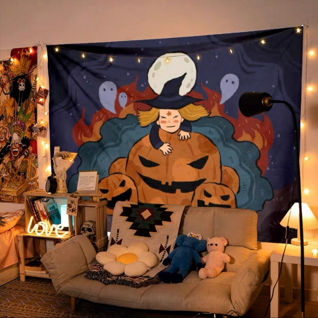 ハロウィン タペストリー 壁掛け ポスター フォト 背景布 Halloween