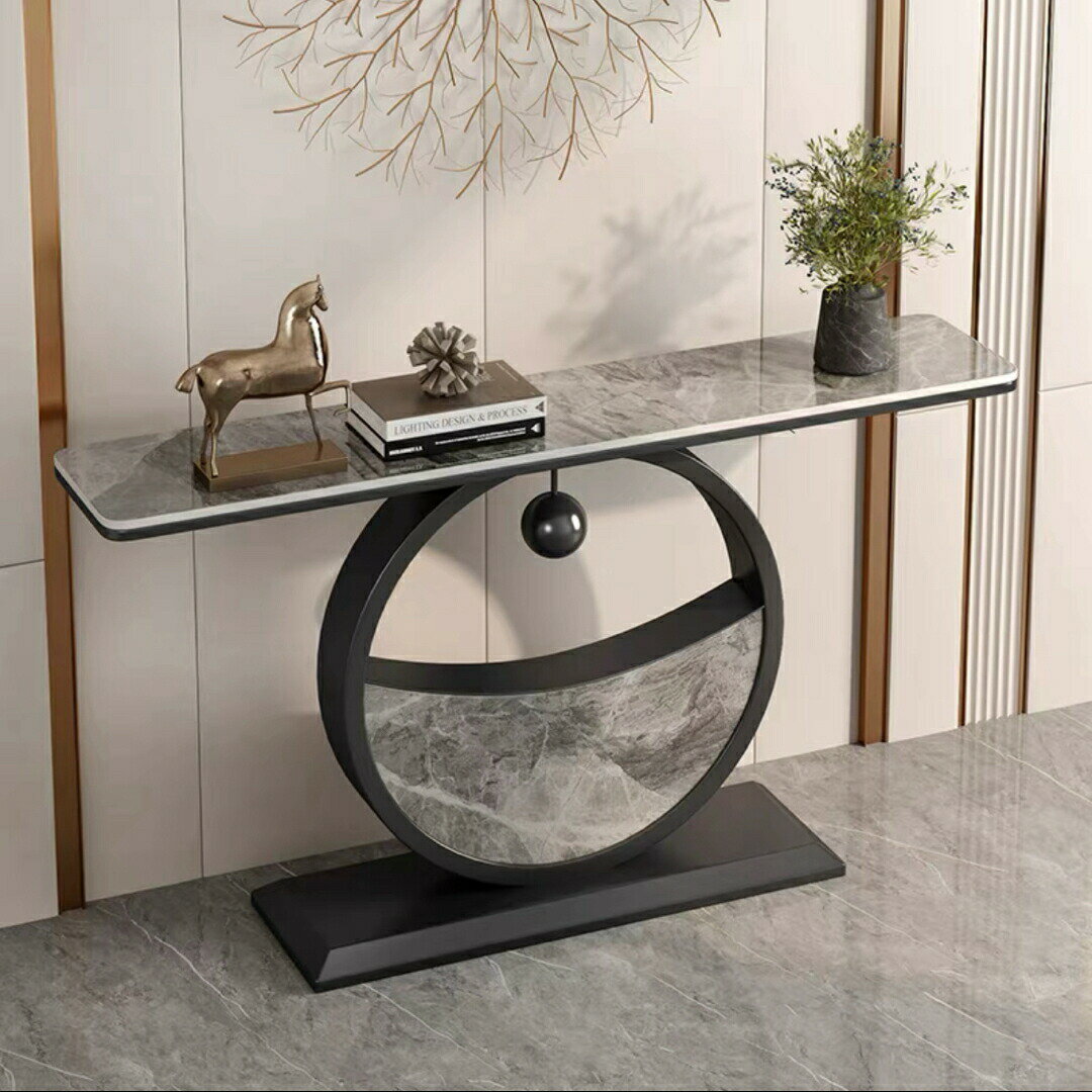 高級人造大理石サイドテーブル ．コンソールテーブル 玄関テーブル 花台 電話台