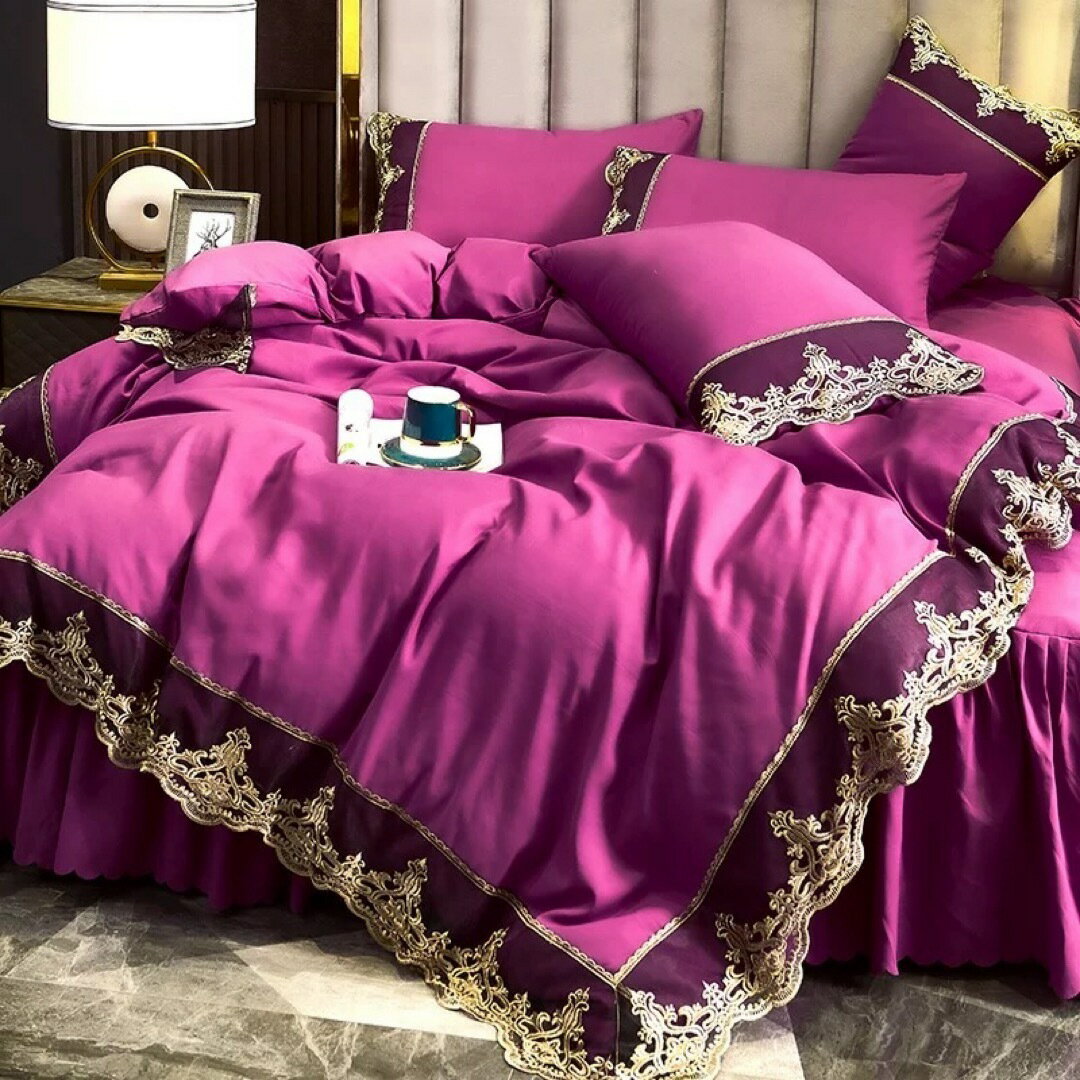 ベッド用品4点セットボックスシーツ ベッドカバー マットレスカバー掛け布団カバー