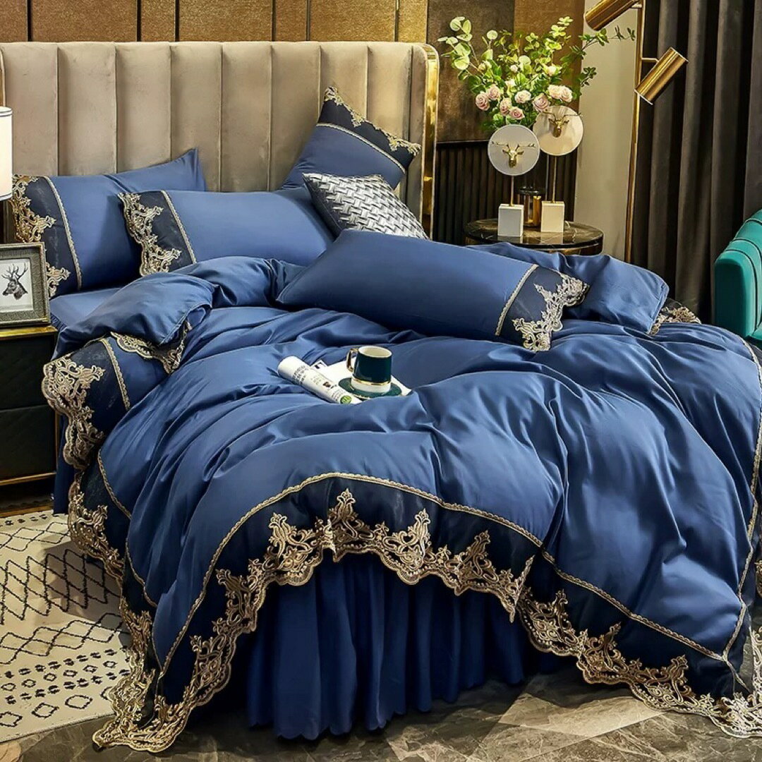 ベッド用品4点セットボックスシーツ ベッドカバー マットレスカバー掛け布団カバー