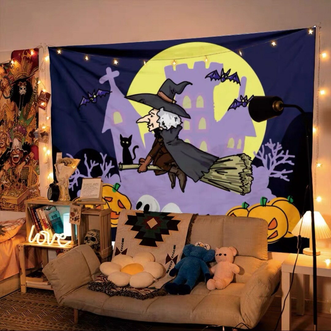 ハロウィン タペストリー 壁掛け ポスター 背景布