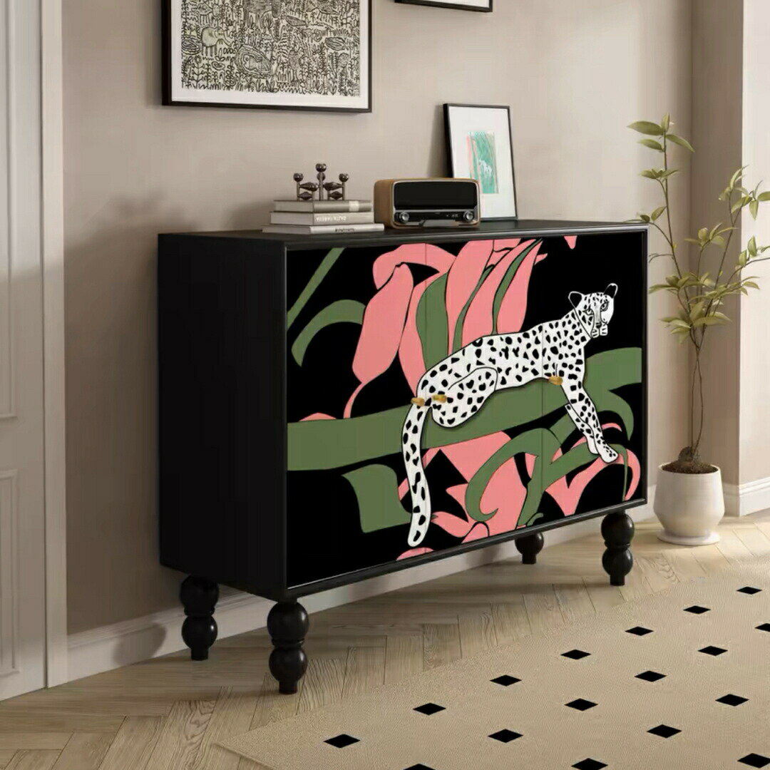 高級感チェスト収納棚．下駄箱キャビネット玄関テーブル タンス ローチェスト飾り台