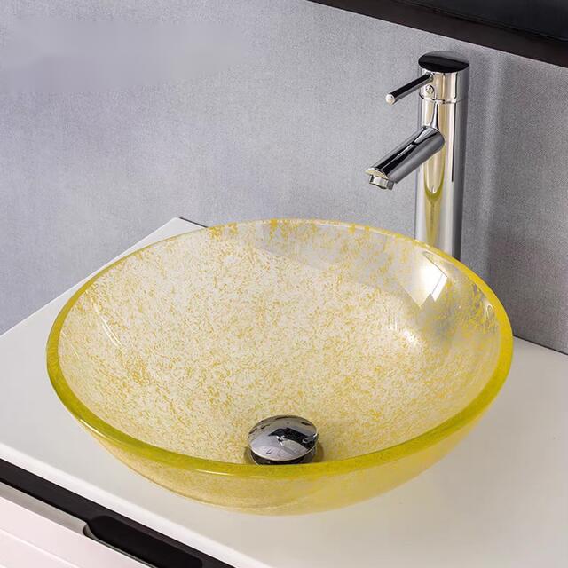 高級洗面器 洗面ボウルセット 強化ガラス 洗面ボール 手水鉢 手洗器 蛇口 排水 混合水栓付き