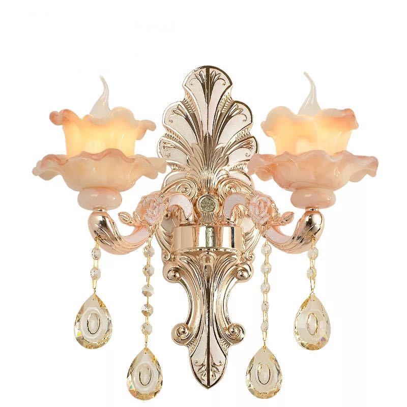 壁掛け照明 壁掛け灯 インテリア照明 ．水晶壁掛け灯