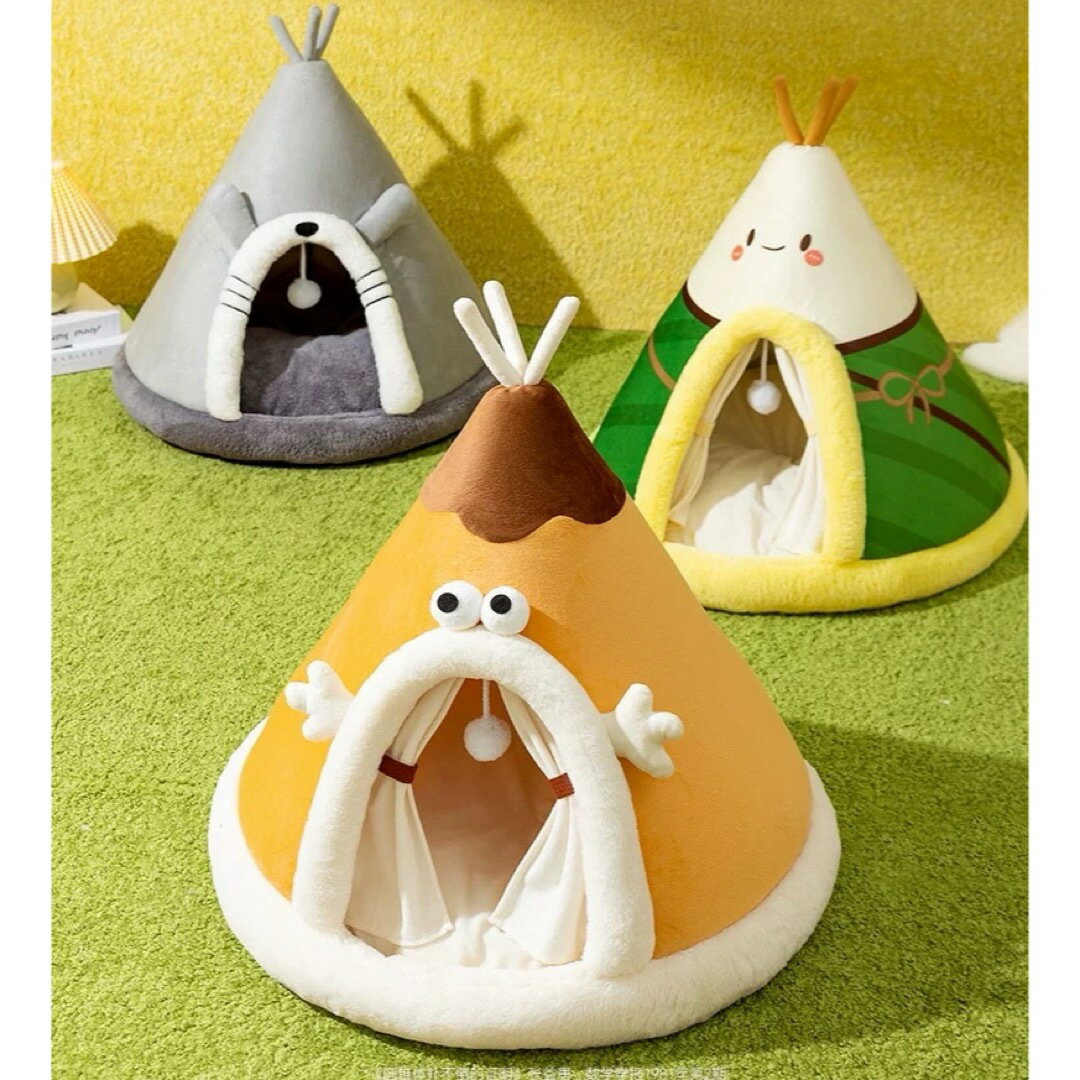 ペットハウス ペットテント犬ペット ベッド 猫ベッド ドーム犬小屋キャットハウス