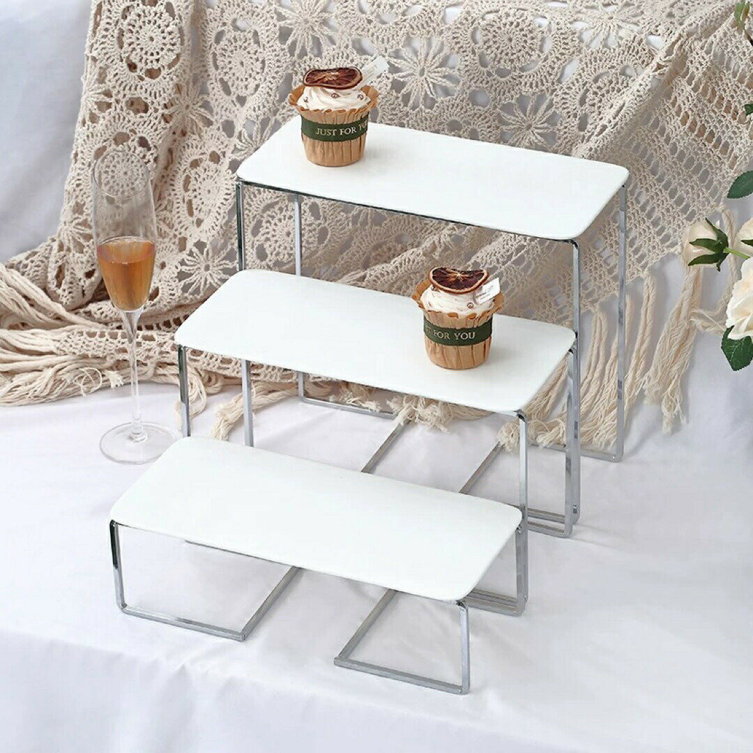 ケーキ スタンド プレート 3点セット アフタヌーンティー フルーツ トレー 皿