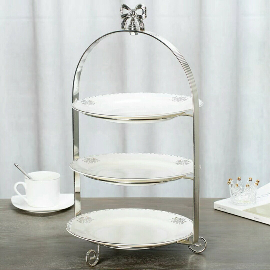 ケーキ スタンド プレート 3段セット アフタヌーンティー フルーツ トレー 皿