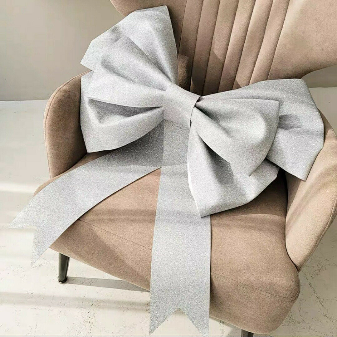 ビッグリボン 大型リボン立体型リボン納車式クリスマス飾り　壁飾り　結婚式装飾
