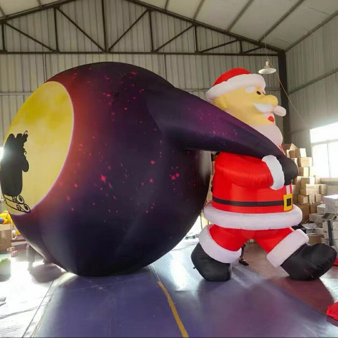 クリスマス飾り サンタさん デコレーション 膨らます イベント 庭 屋外装飾