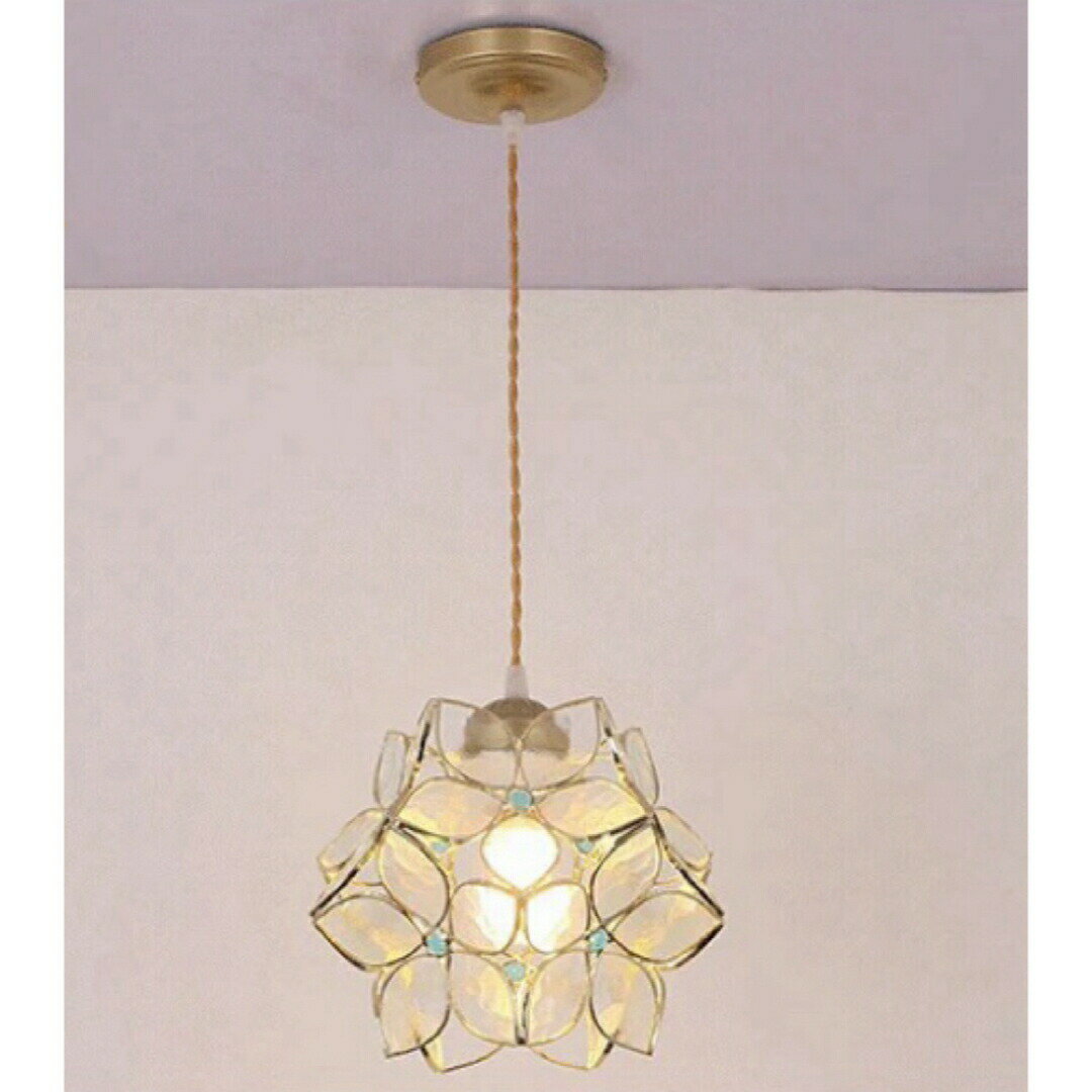 ペンダントライト 豪華天井照明 グラスランプ ガラス工芸品