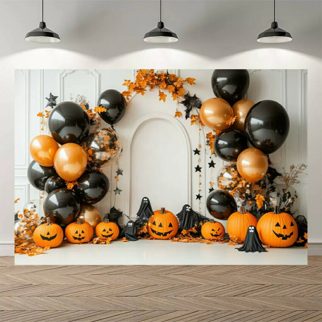 タペストリー ハロウィン カボチャ布ポスター 壁面装飾 壁掛け飾り 窓 背景布