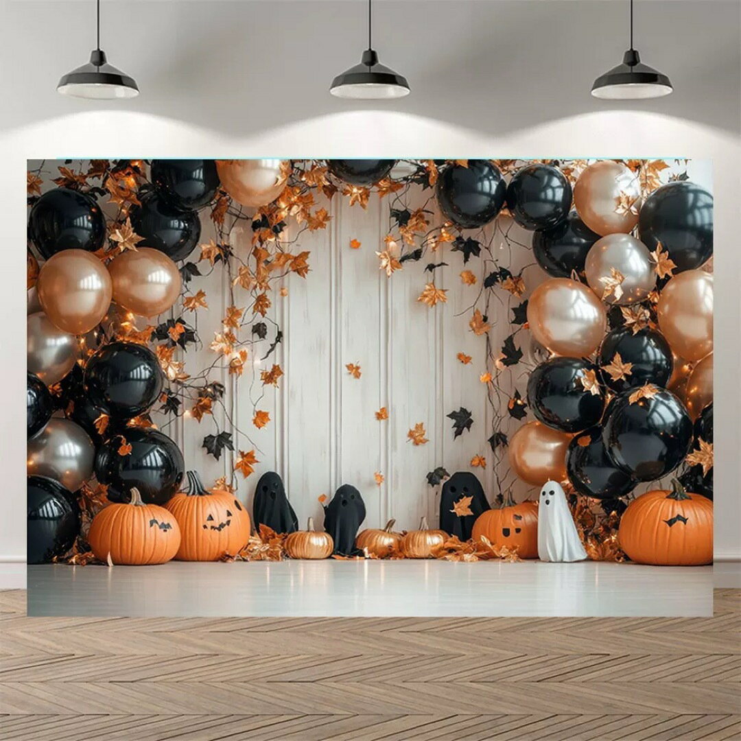 Rakuten - タペストリー ハロウィン カボチャ布ポスター 壁面装飾 壁掛け飾り 窓 背景布