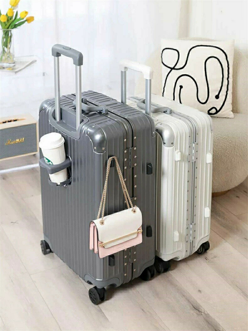 キャリーケース かわいい スーツケース Mサイズ 軽量 静音 新型アップグレード 24インチ キャリーバッ..