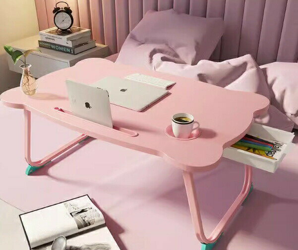 折りたたみテーブル 折り畳みテーブルパソコンデスク座卓 ベッドテーブル ローテーブル 凹溝付き ラップトップテーブル ローテーブル PCデスク 軽量