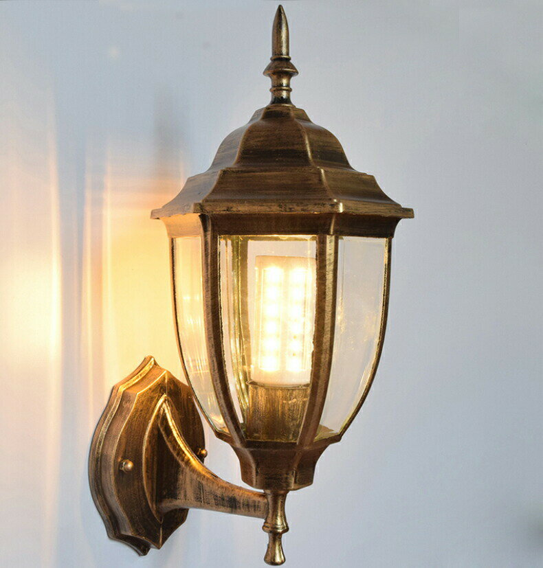 壁掛けライト ポーチライト ブラケットライト 玄関照明 防水 レトロ 庭園灯 照明 照明器具 外灯 ウォー..