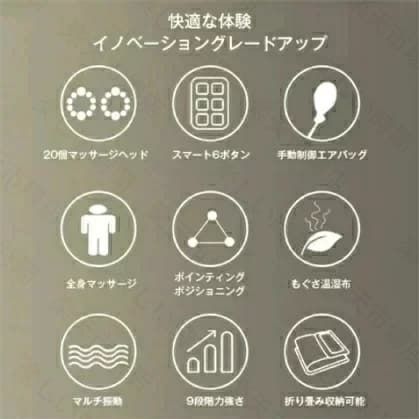 母の日電動エアバッグ マッサージ 全身マッサージ マッサージクッション 加熱 マットレスパッド 電気暖房 マッサージャー