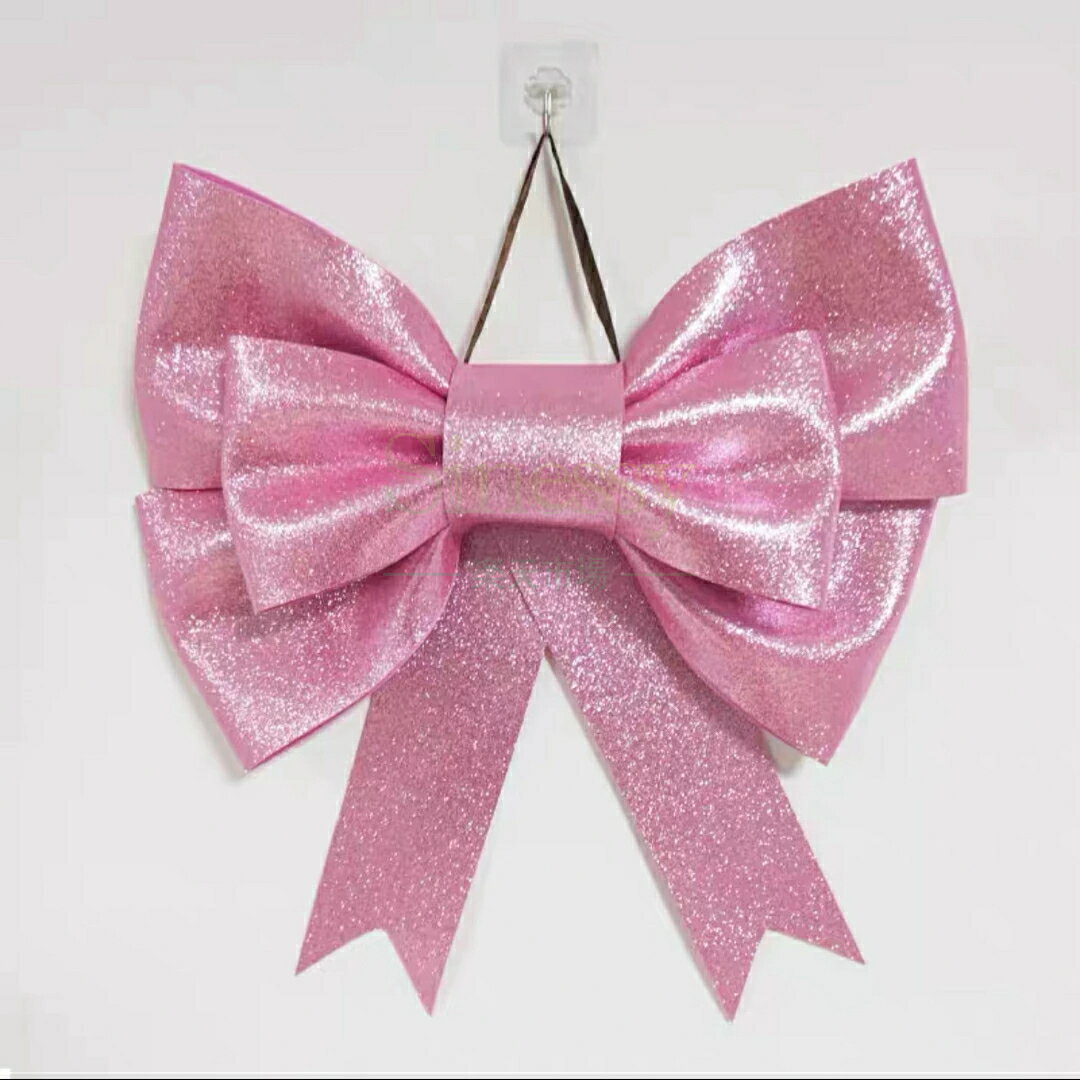 【スーパーSALE】ビッグリボン 大型リボン 立体型リボン 納車式 クリスマス飾り 結婚式 装飾 超大型リボン ピンクのリボン Sinessy 楽天市場店 新生...