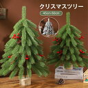 Sinessy 楽天市場店 新生活用品 60cm 45cm 小型クリスマスツリー 豊富な枝数 卓上クリスマスツリー 松の実 多枝設計 PE 安定化 卓上 テーブ...