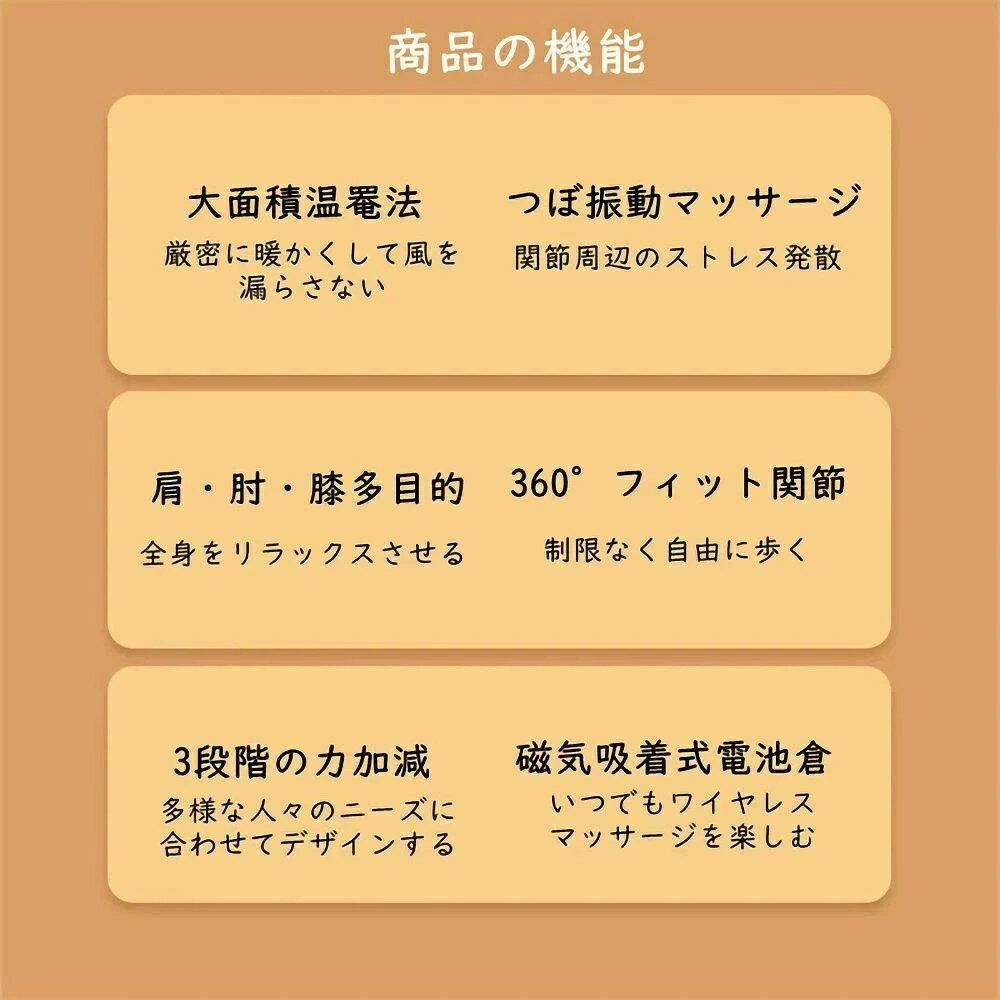 膝 マッサージ器 膝サポーター 温熱 膝マッサージャー フットマッサージャー コー...