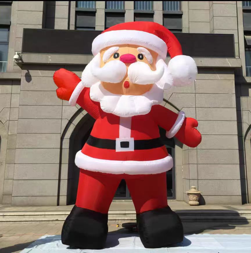 【スーパーSALE】クリスマス飾り サンタさん デコレーション 膨らます 庭 屋外装飾 大型サンタクロース 大型クリスマス置物 可愛いサンタクロース Sines...