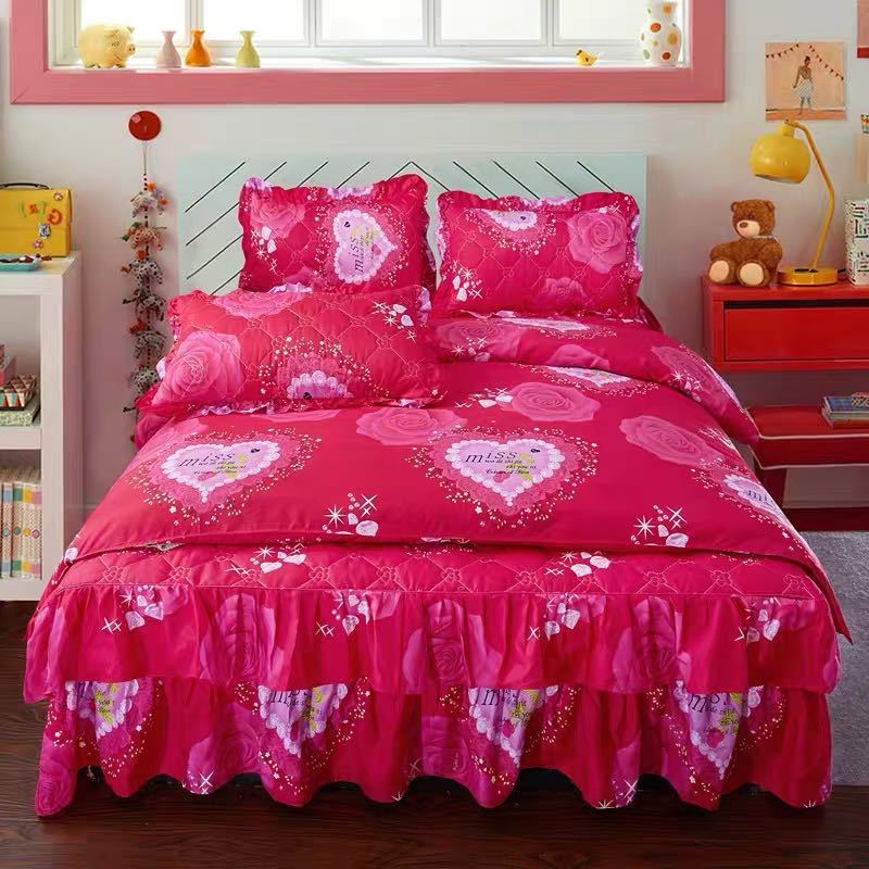 ワイドダブル ベッド用品4点セット 寝具 ボックスシーツ 枕カバー掛け布団カバー ベッドカバー 別サイズあり