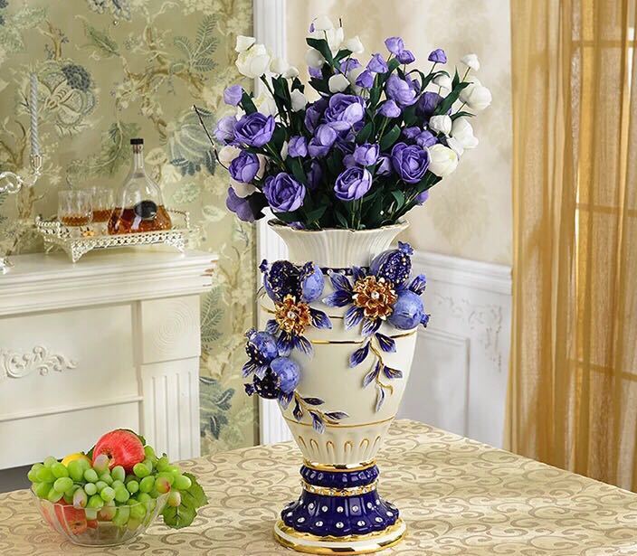 高級花瓶 かびん 花器 花入れフラワーベース インテリア 置物雑貨 [2]