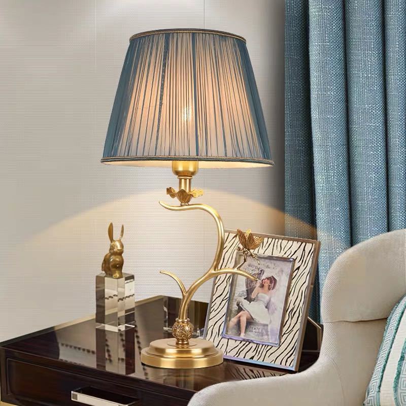 照明 ライ 卓上ステンド 高級純粋な銅の