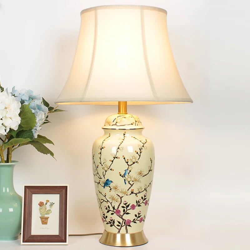 照明 卓上ステンド 陶器スタンド