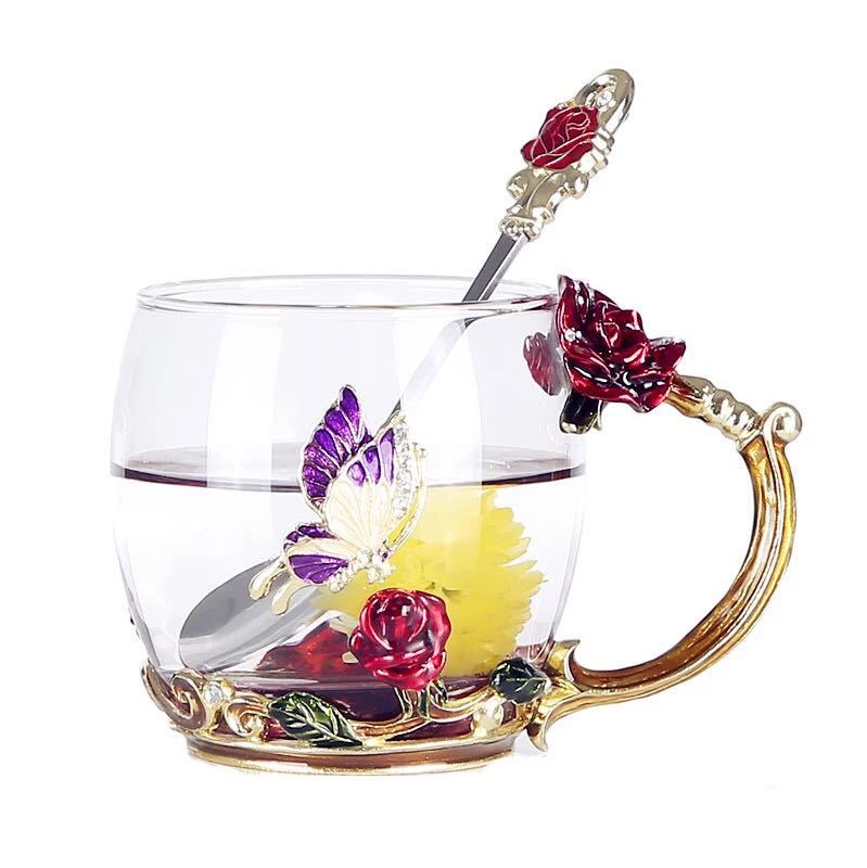 樂天商城 - 赤バラ 製 2点セッ食器 ? セッ