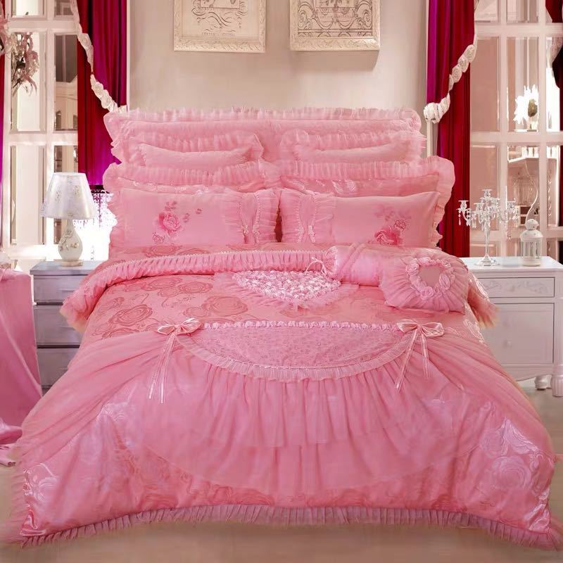 ベッド用品4点セッ 寝具 枕カバー掛け布団カバー 別サイズあり敷き布団カバー T