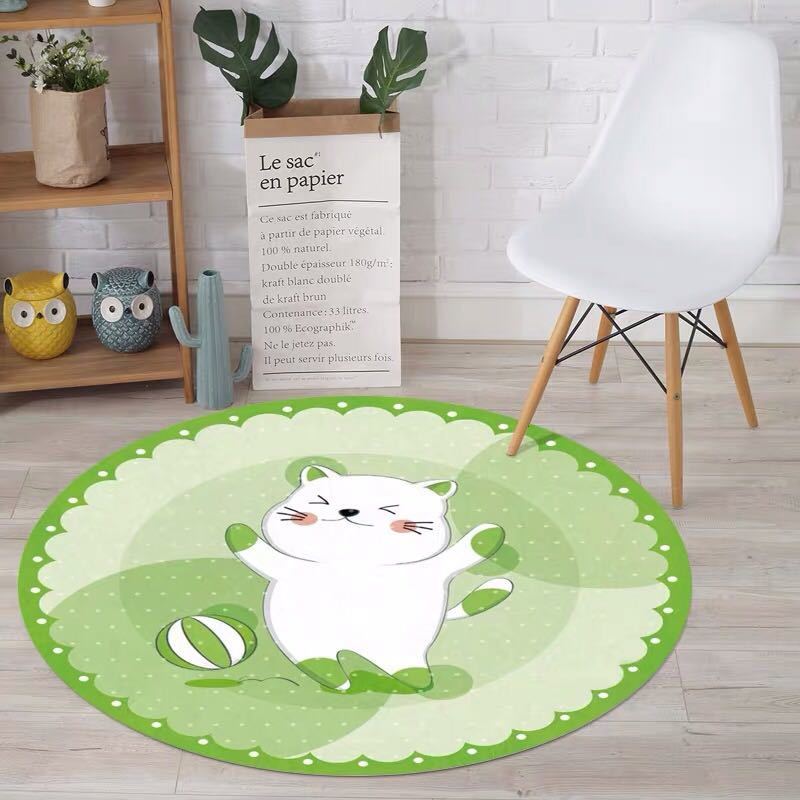 Rakuten - リビングマット 玄関マット カーペット ラグマット 滑り止め 80cm