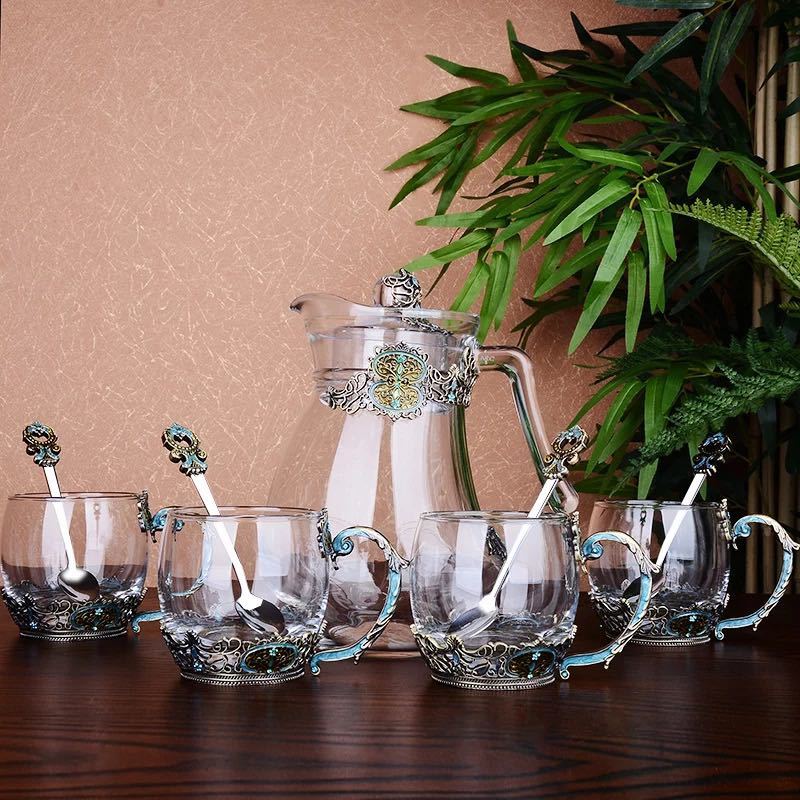 西洋・ ガラス製4客セット