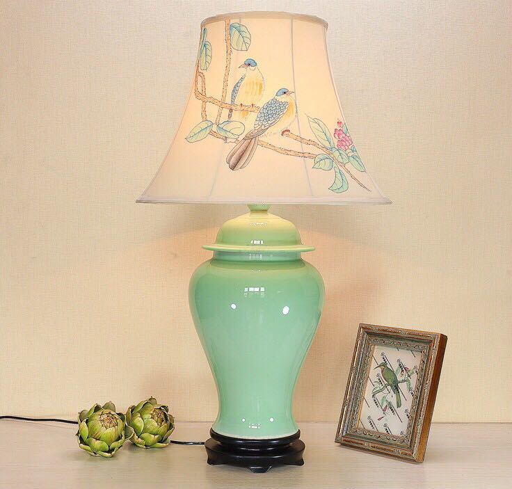 Desk Lights - 照明 卓上ステンド 陶器．