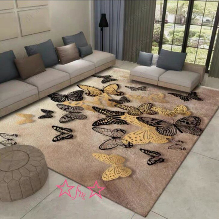 Patterned - ラグカーペット ラグマット 160x230cm ホットカーペット対応 玄関マット