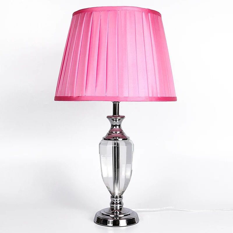 照明スタンドライト テーブルランプ デスクライト 卓上ステンド ．高級水晶スタンド