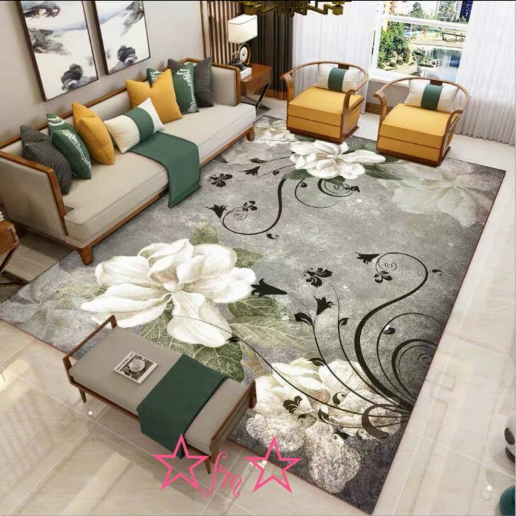 Kiretto - ラグカーペット ラグマット 160x230cm ホットカーペット対応 玄関マット サイズオーダー可能