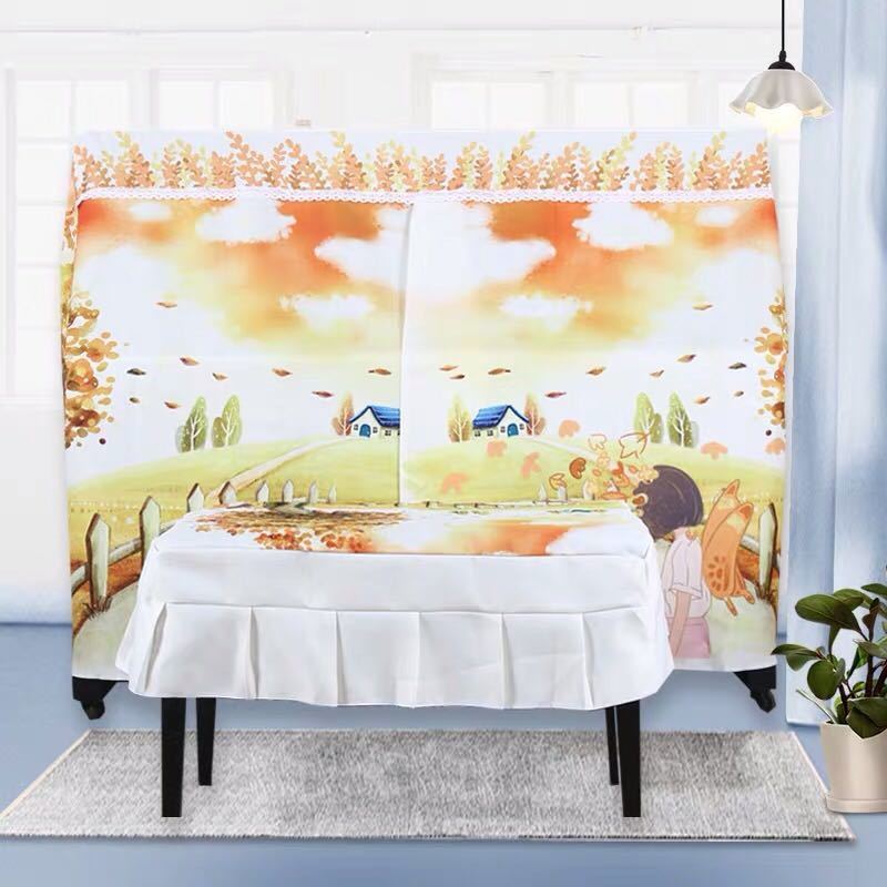 ピアノカバー ．イスカバー 2点セット 防塵カバー