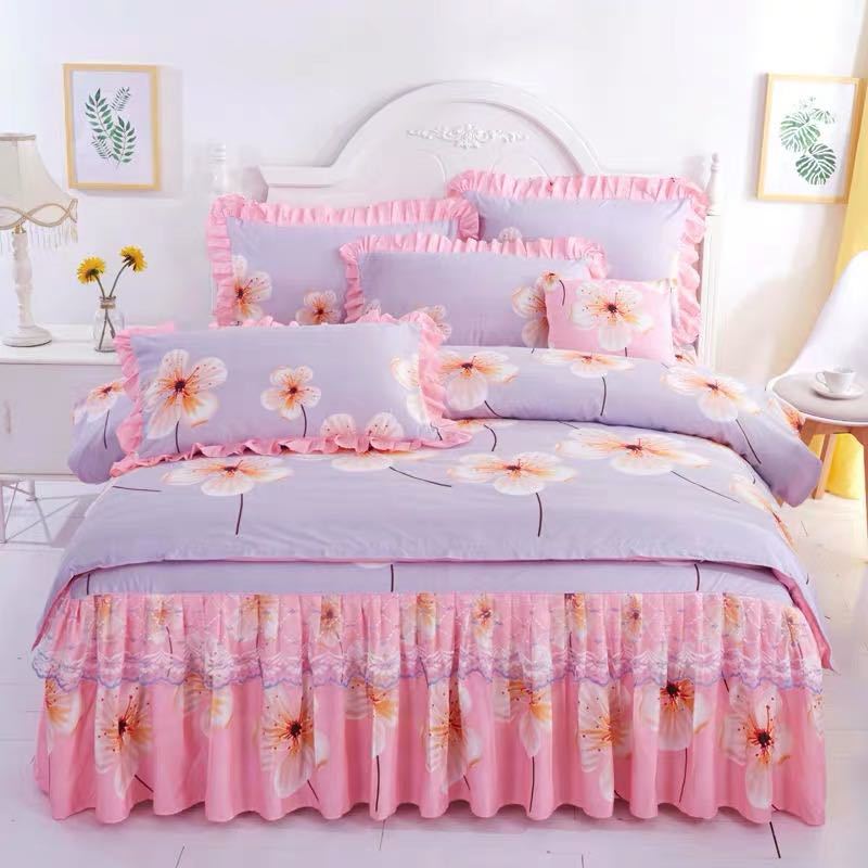 Other - ワイドダブル ベッド用品4点セット 寝具 ボックスシーツ　枕カバー掛け布団カバー ベッドパッド 別サイズあり敷き布団カバー ．