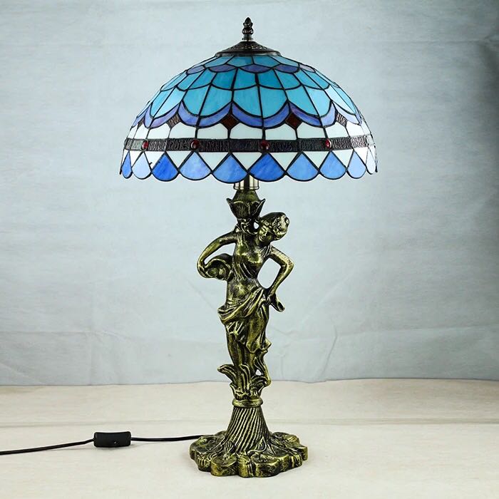 ステンドグラスランプ 卓上スタンド 豪華テーブルランプ 卓上照明