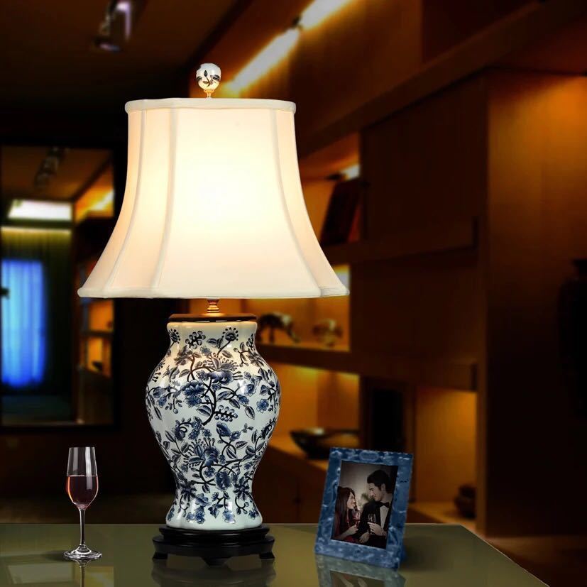 Orchid Lamps - 照明スタンドライト テーブルランプ デスクライト 卓上ステンド 高級陶器ステンド