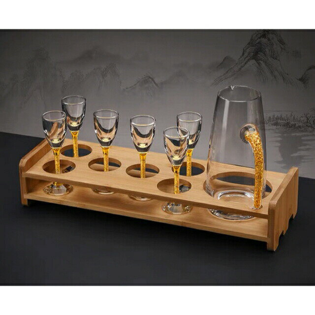 樂天商城 - グラス 冷酒器 冷酒グラス グラスセット ショットグラス 金箔入れ高級グラス