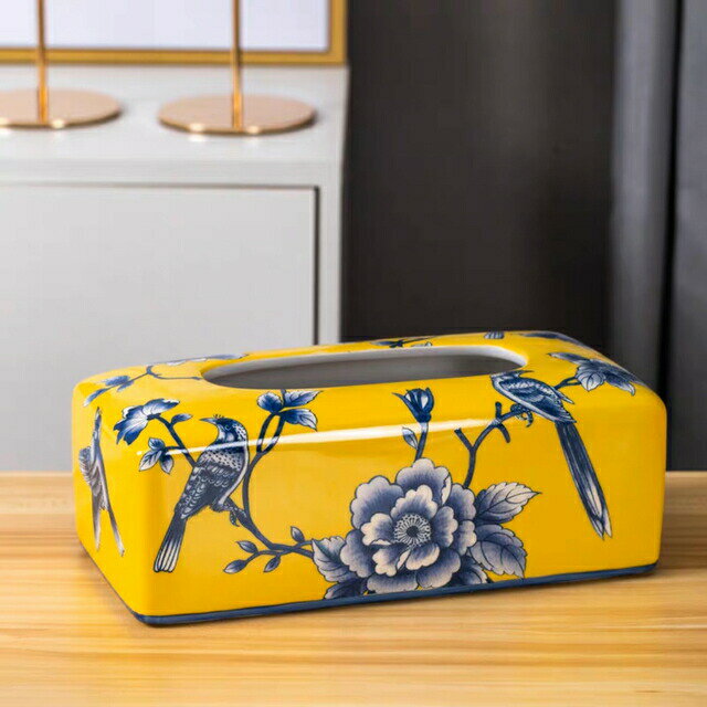 高級感 ティッシュケース 陶器ティッシュボックス