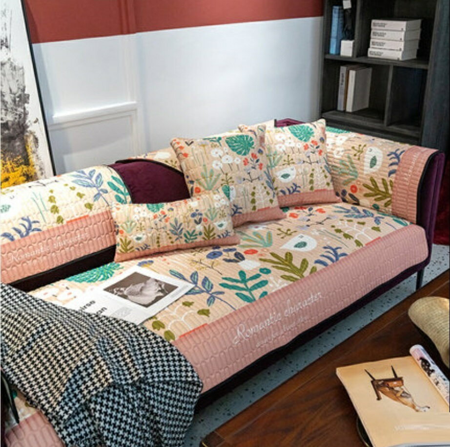 Sofa Covers - ソファーシート ソファーカバー シーズン通用タイプ サイズオーダー可能 滑りどめ生地 1点セット
