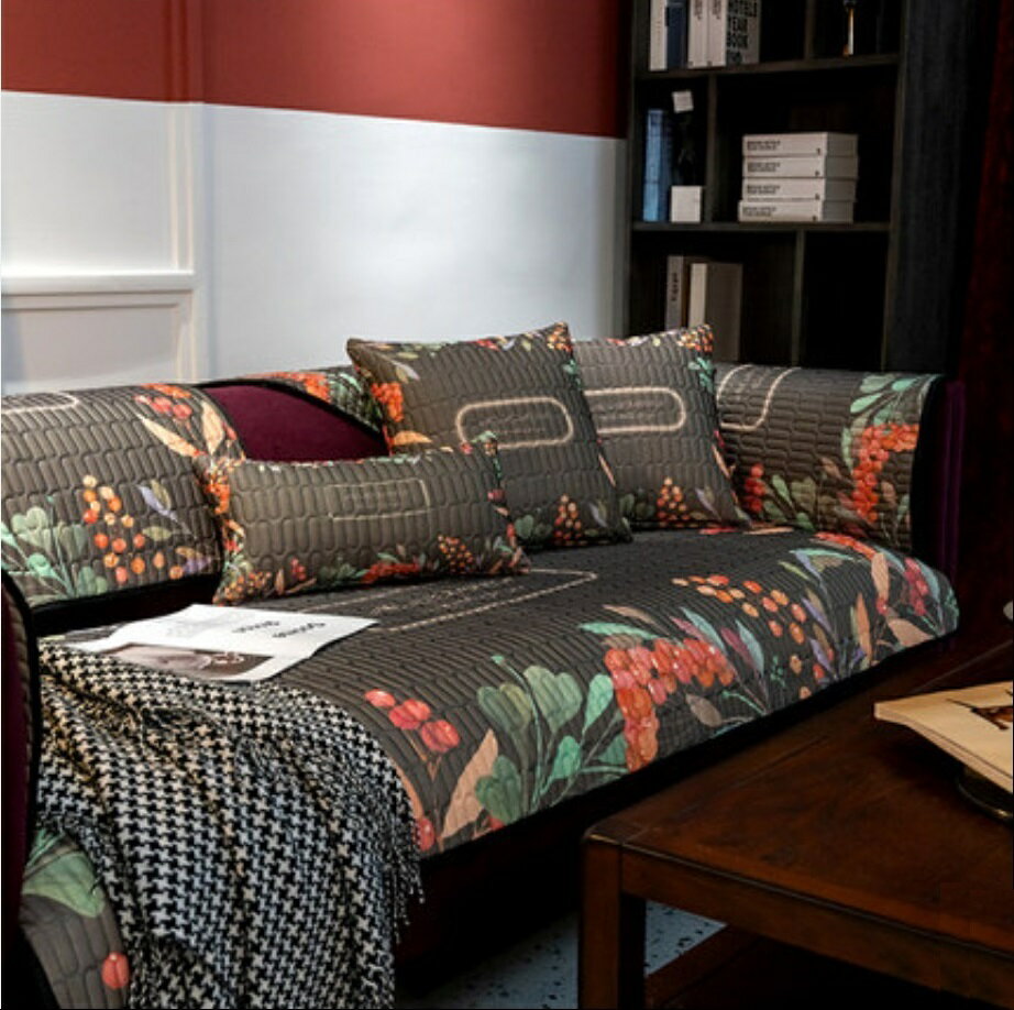 ソファーシート ソファーカバー シーズン通用タイプ サイズオーダー可能 滑りどめ生地 1点セット