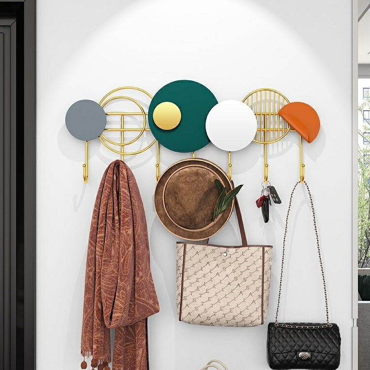 ハンガー 玄関収納 壁掛けフック コートハンガー コート掛け 帽子掛け カバン掛け 玄関 diy壁面収納 装飾ウォールフック 金属工芸品 手..