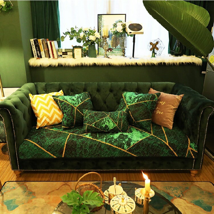 Separate Sofas - ソファーシート　ソファーカバー　滑りどめ生地　シーズン通用タイプ　サイズオーダー可能 3点セット