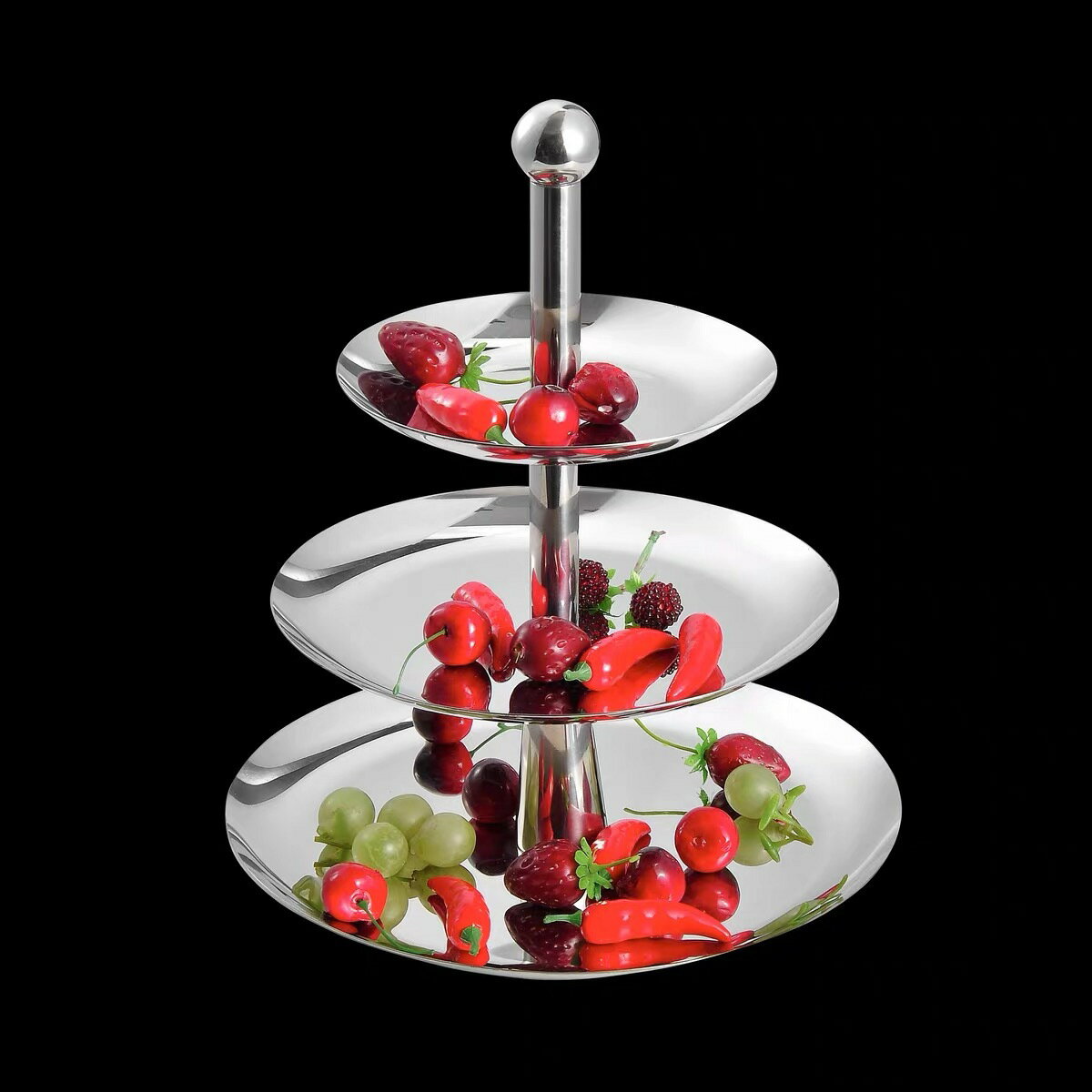 ケーキスタンド プレート 3段セット アフタヌーンティー フルーツ 皿(3.0)