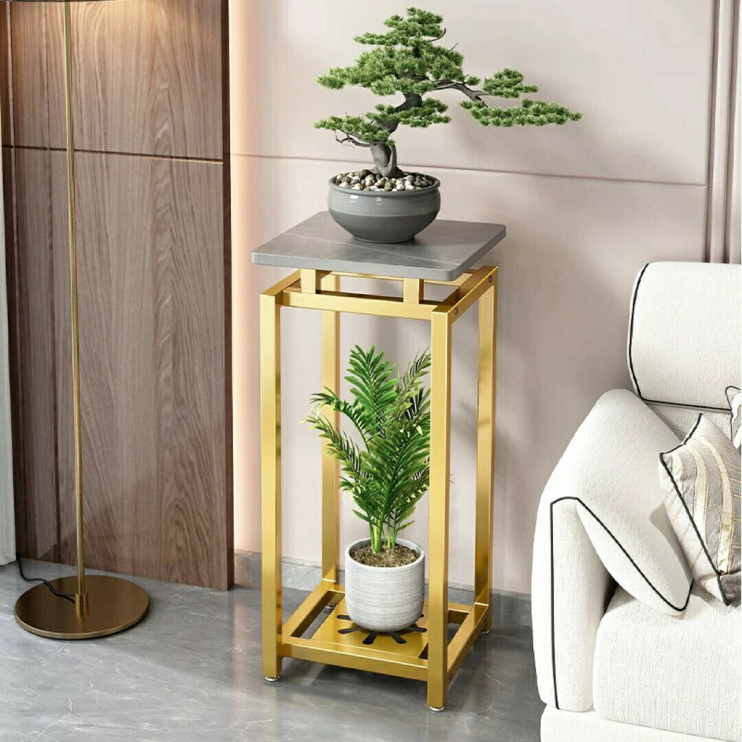 高級サイドテーブル 人造大理石コンソールテーブル 玄関テーブル 花台 電話台